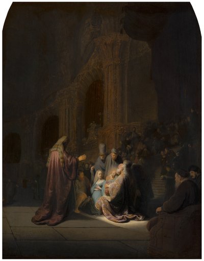 Simeons Song of Praise, 1631 by Rembrandt van Rijn